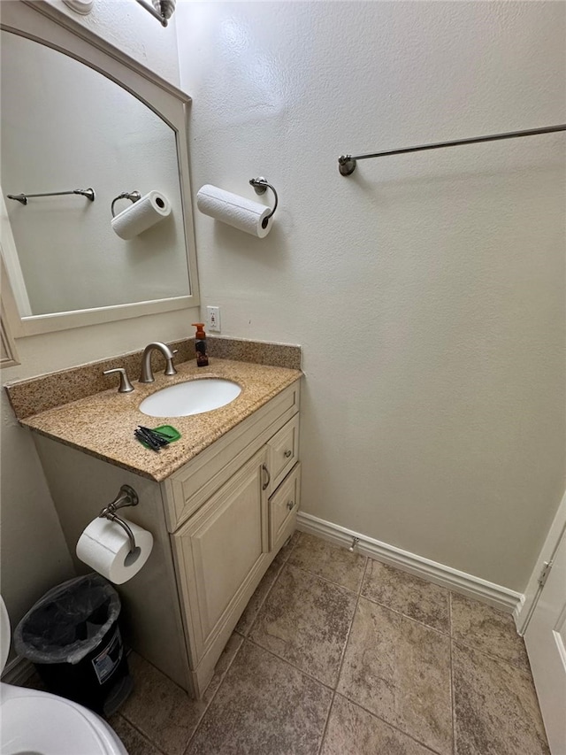 11459 Shippigan Way, Cypress, CA 90630 - half bathroom with vanity and tile patterned floors