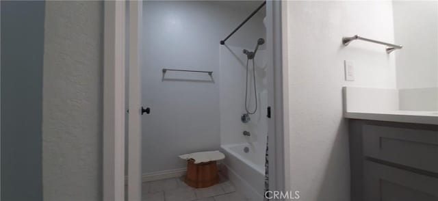 8814 Knollwood Pl, Rancho Cucamonga, CA 91730 - bathroom featuring  shower combination, vanity, and tile patterned flooring