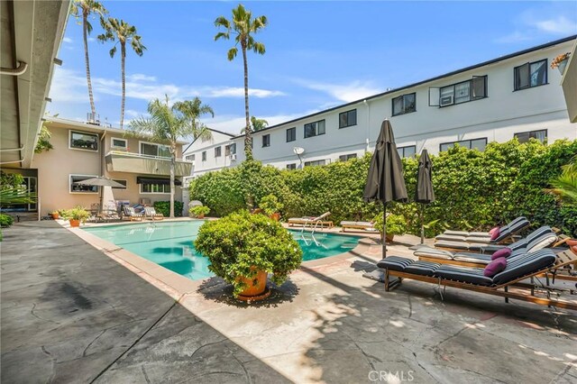 1330 N Crescent Heights Blvd Unit 12, West Hollywood, CA 90046 - outdoor pool featuring a patio