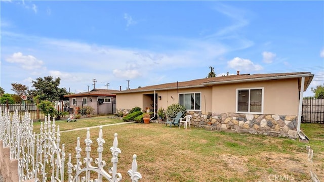 222 W Orangewood Ave, Anaheim, CA 92802 - ranch-style home with stucco siding and stone siding