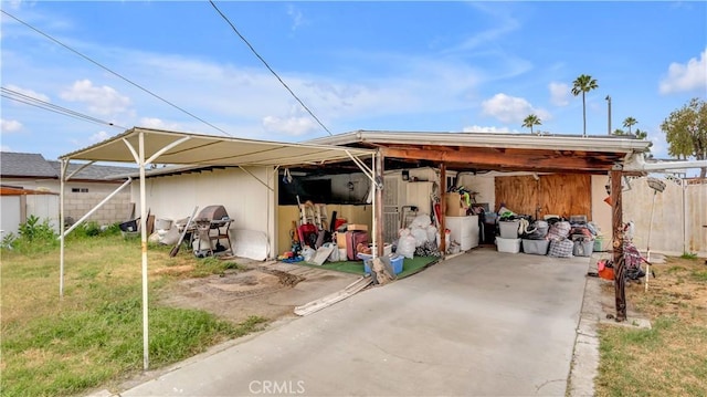222 W Orangewood Ave, Anaheim, CA 92802 - view of outdoor structure with a carport