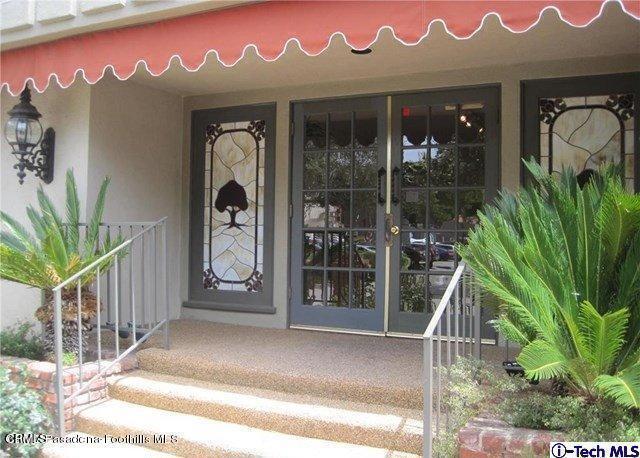 330 S Mentor Ave Unit 233, Pasadena, CA 91106 - view of exterior entry featuring stucco siding and french doors
