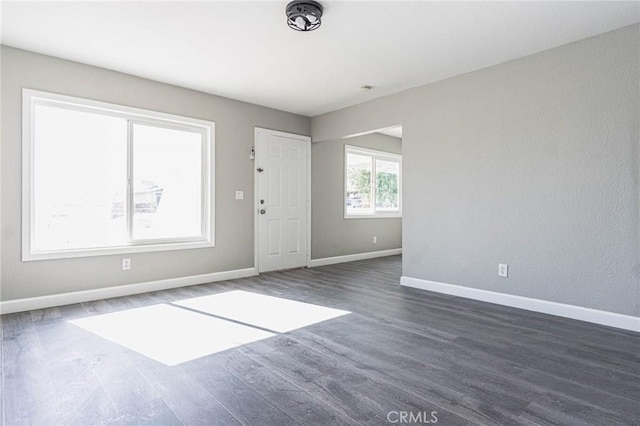 2008 Sequoia Dr, Barstow, CA 92311 - foyer with baseboards and wood finished floors