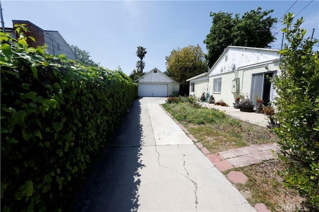 6441 Varna Ave, Valley Glen, CA 91401 - view of side of property featuring a garage and an outdoor structure