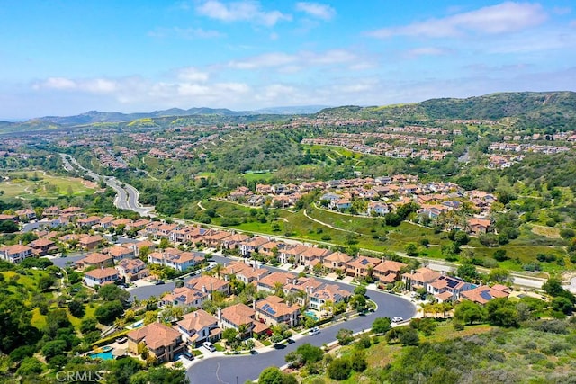 53 Via Armilla, San Clemente, CA 92673 - aerial view of property and surrounding area featuring mountains and nearby suburban area