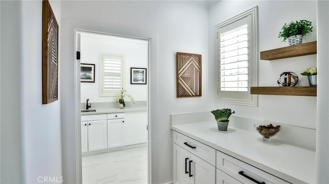 53 Via Armilla, San Clemente, CA 92673 - bar featuring light marble finish floors and a sink