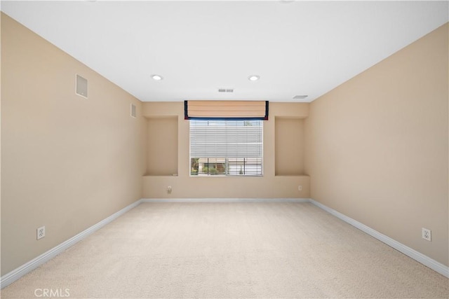 7343 Legacy Pl, Rancho Cucamonga, CA 91730 - empty room with baseboards, light carpet, and recessed lighting