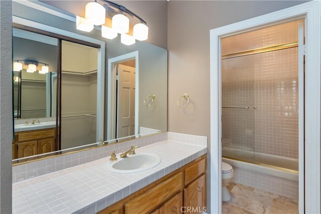 29515 Weeping Willow Dr, Agoura Hills, CA 91301 - bathroom featuring toilet, vanity, and bathtub / shower combination