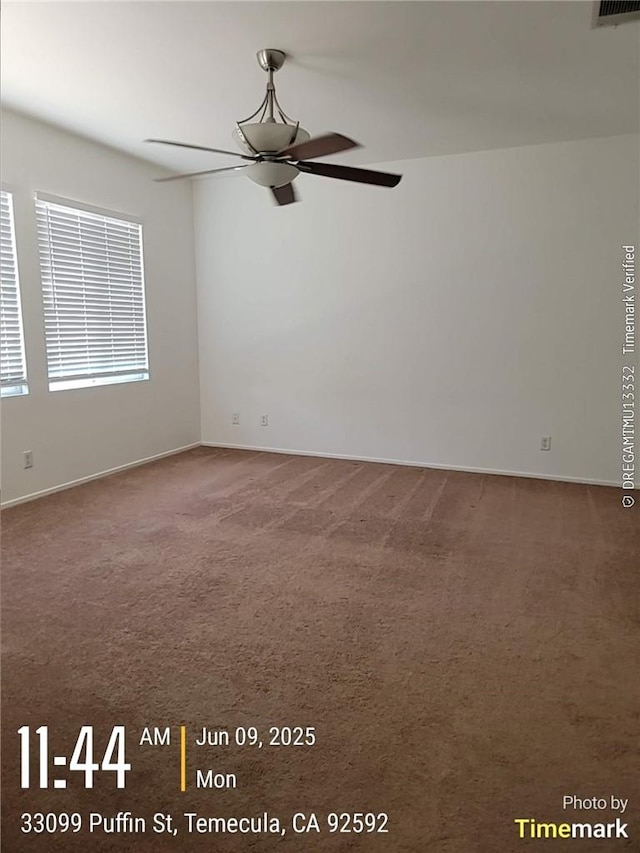 33099 Puffin St, Temecula, CA 92592 - unfurnished room featuring carpet and ceiling fan