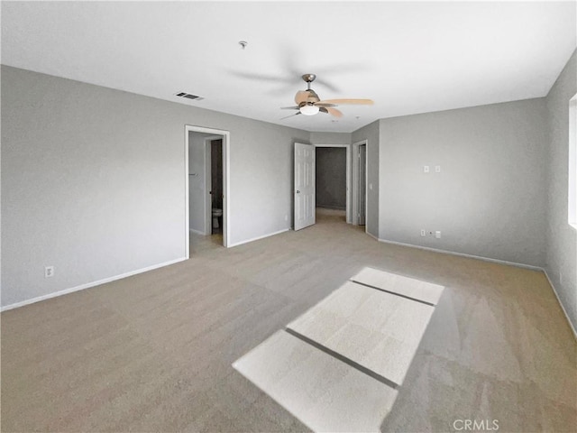 7411 Bull Run Pl, Fontana, CA 92336 - unfurnished bedroom with carpet flooring, baseboards, and ceiling fan