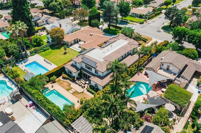 2108 S 2nd Ave, Arcadia, CA 91006 - aerial view of residential area with a pool area