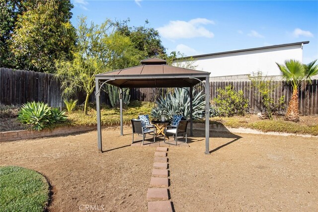 18165 Sharon Cir, Yorba Linda, CA 92886 - fenced backyard with a gazebo and a patio