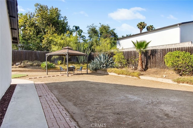 18165 Sharon Cir, Yorba Linda, CA 92886 - fenced backyard with a gazebo and a patio