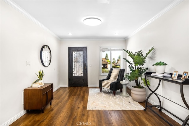 18165 Sharon Cir, Yorba Linda, CA 92886 - entryway featuring wood finished floors, ornamental molding, and recessed lighting