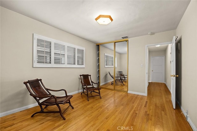 314 S Old Ranch Rd, Arcadia, CA 91007 - sitting room with light wood-style floors and baseboards