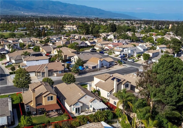 11103 Muirfield Dr, Rancho Cucamonga, CA 91730 - aerial view of residential area featuring a mountainous background