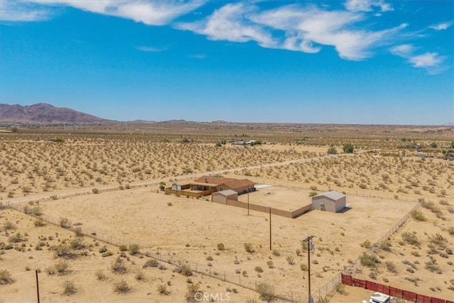 63357 Uranium Rd, Joshua Tree, CA 92252 - overview of rural landscape featuring a desert landscape and a mountain backdrop