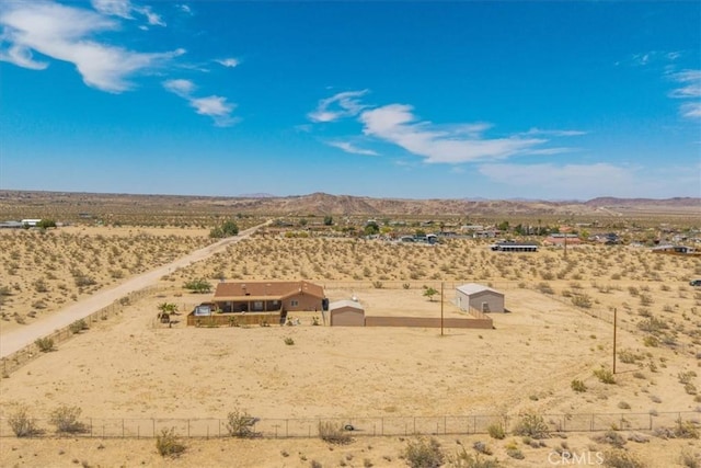 63357 Uranium Rd, Joshua Tree, CA 92252 - view of rural area featuring a desert landscape and a mountain backdrop
