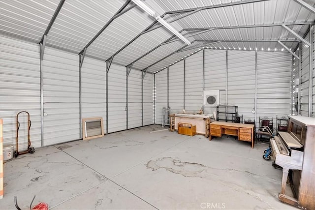 63357 Uranium Rd, Joshua Tree, CA 92252 - garage featuring metal wall