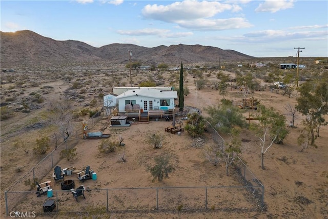55436 Cone Blvd, Landers, CA 92285 - overview of rural landscape featuring a mountain backdrop