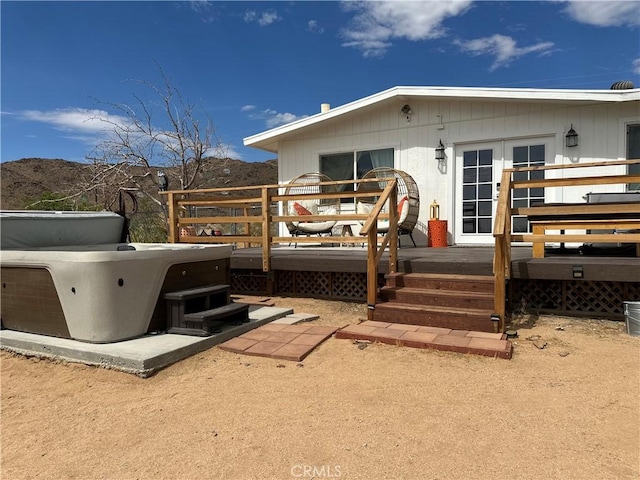 55436 Cone Blvd, Landers, CA 92285 - back of house featuring a deck