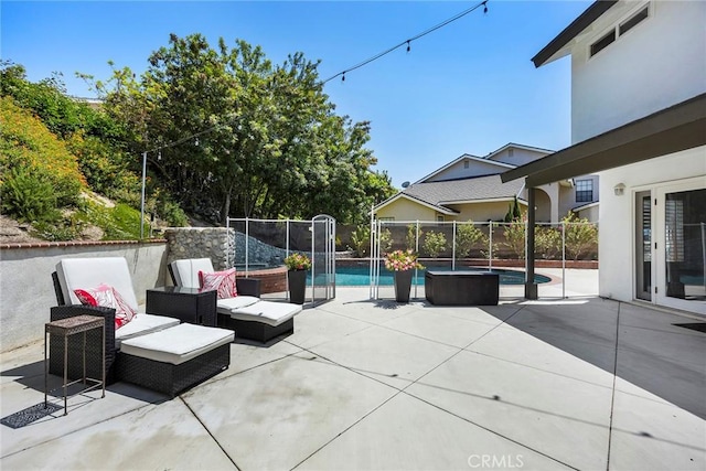 20660 Calle Feliz, Yorba Linda, CA 92886 - view of patio / terrace with a hot tub