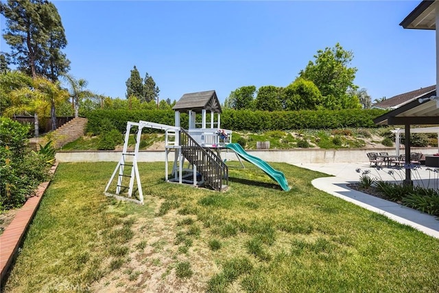20660 Calle Feliz, Yorba Linda, CA 92886 - view of jungle gym with a yard