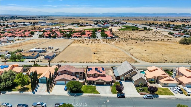 2832 Owens Way, Rosamond, CA 93560 - aerial perspective of suburban area featuring a mountainous background