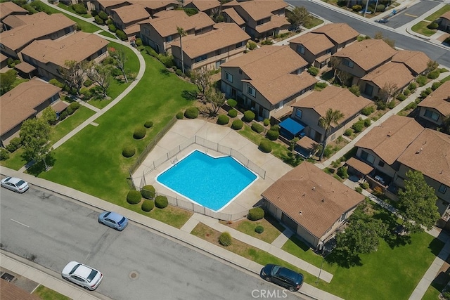 8568 Century Blvd Unit B, Paramount, CA 90723 - aerial view of residential area featuring a pool area