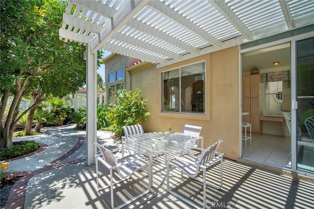 48 Siena, Laguna Niguel, CA 92677 - view of patio / terrace with a pergola and outdoor dining space