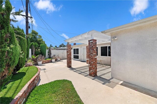 1825 Leola St, Lomita, CA 90717 - view of patio with a pergola