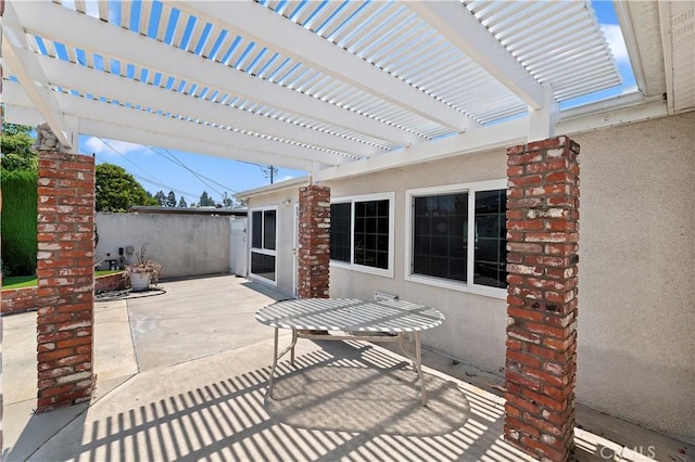 1825 Leola St, Lomita, CA 90717 - view of patio with a pergola