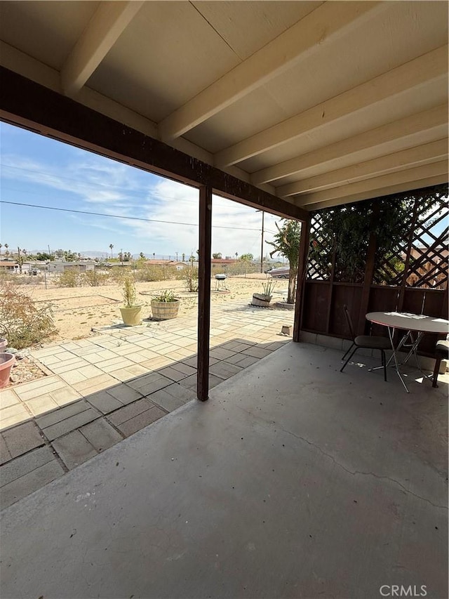 72400 El Paseo Dr Unit 29, Palms, CA 92277 - view of patio