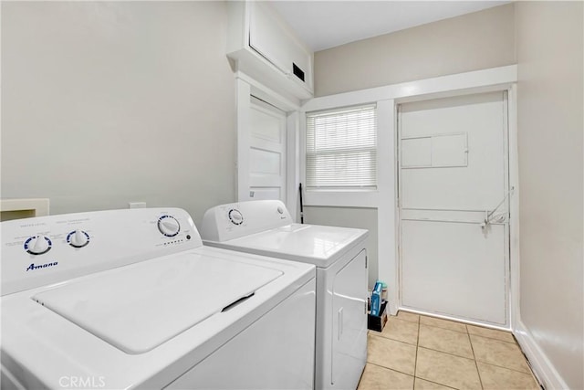 142 S Ardmore Ave, Los Angeles, CA 90004 - washroom featuring washing machine and dryer and light tile patterned floors