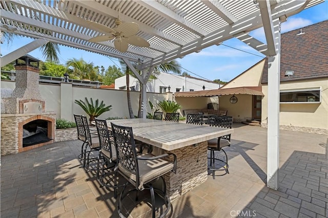645 Glenmore Blvd, Glendale, CA 91206 - view of patio / terrace with a pergola