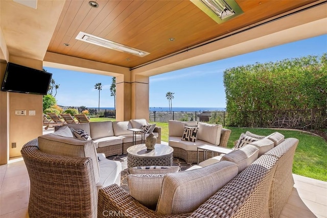 32661 Caribbean Dr, Dana Point, CA 92629 - view of patio featuring an outdoor hangout area