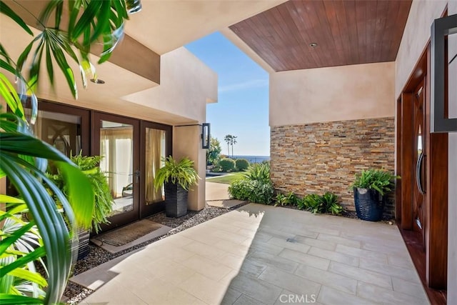 32661 Caribbean Dr, Dana Point, CA 92629 - view of patio featuring french doors