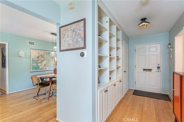16733 Archwood St, Van Nuys, CA 91406 - foyer featuring light wood-style floors
