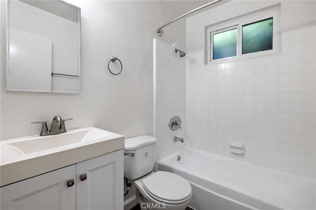 3337 S Durango Ave, Los Angeles, CA 90034 - full bath with toilet, vanity, and shower / washtub combination