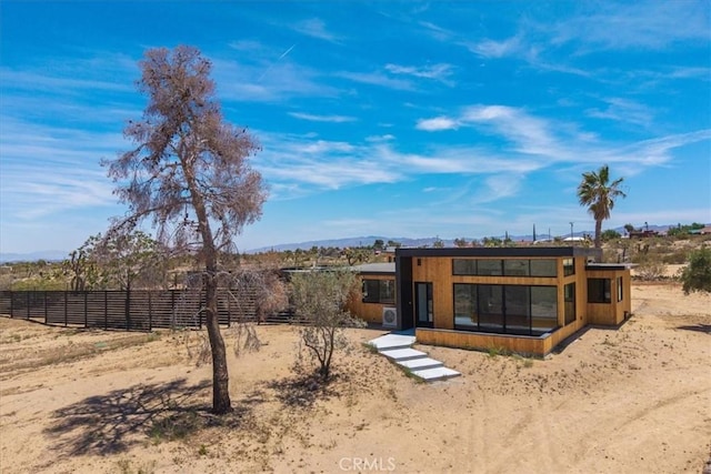 3977 Sage Ave, Yucca Valley, CA 92284 - rear view of property with a mountain view