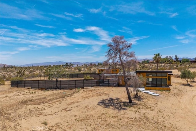 3977 Sage Ave, Yucca Valley, CA 92284 - view of yard with a mountain view