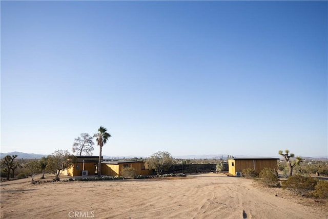 3977 Sage Ave, Yucca Valley, CA 92284 - view of yard with a mountain view