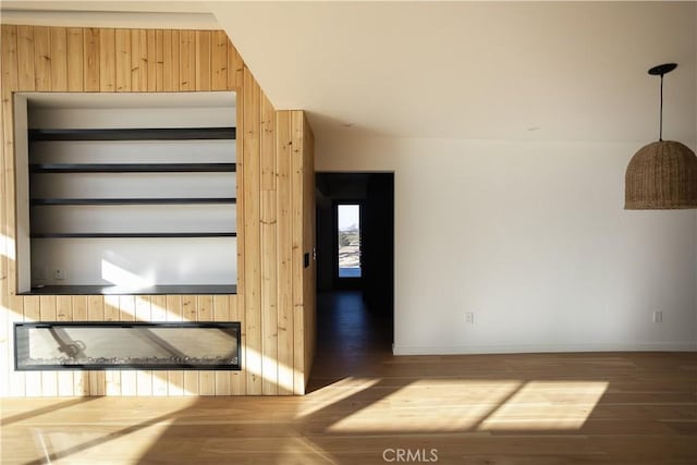 3977 Sage Ave, Yucca Valley, CA 92284 - stairs featuring wood finished floors and wooden walls