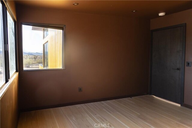 3977 Sage Ave, Yucca Valley, CA 92284 - spare room featuring light wood-style floors and recessed lighting