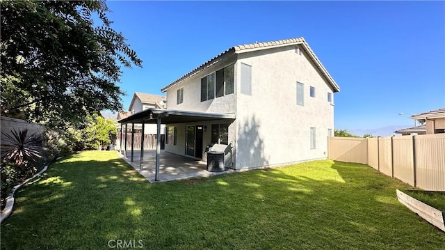 762 Saint James Dr, Corona, CA 92882 - back of property featuring a patio, stucco siding, and a tile roof