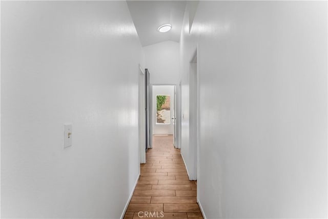 3030 Twincreek Ave, Palmdale, CA 93551 - hallway with wood finished floors and vaulted ceiling