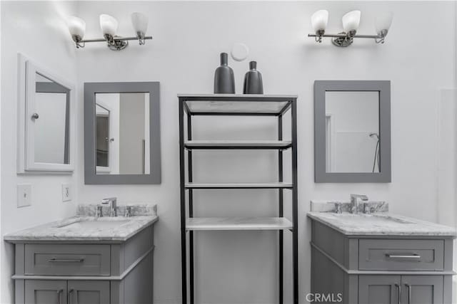 3030 Twincreek Ave, Palmdale, CA 93551 - full bath with two vanities