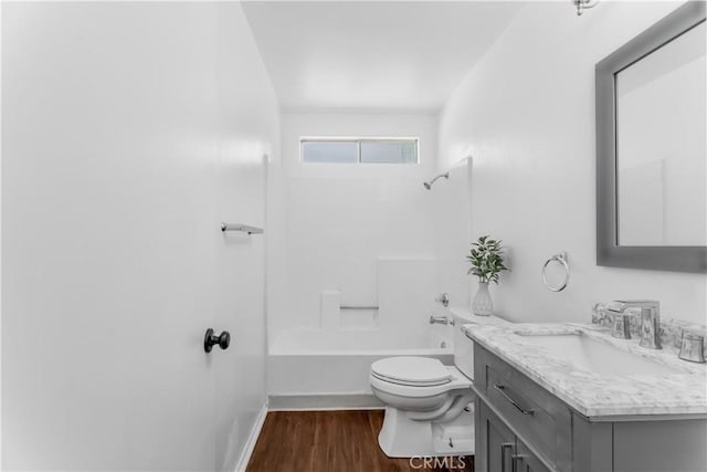 3030 Twincreek Ave, Palmdale, CA 93551 - bathroom featuring vanity, wood finished floors, and  shower combination