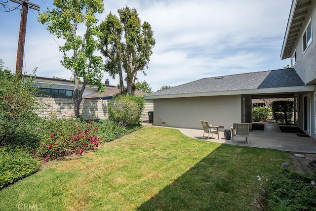 17442 Parker Dr, Tustin, CA 92780 - view of yard featuring a patio