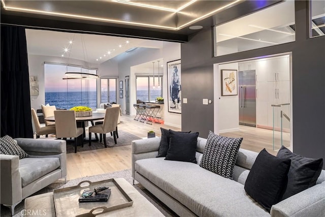 2522 The Strand, Manhattan Beach, CA 90266 - living room with wood finished floors and baseboards